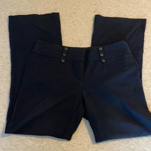 Juniors Navy Flare Pant